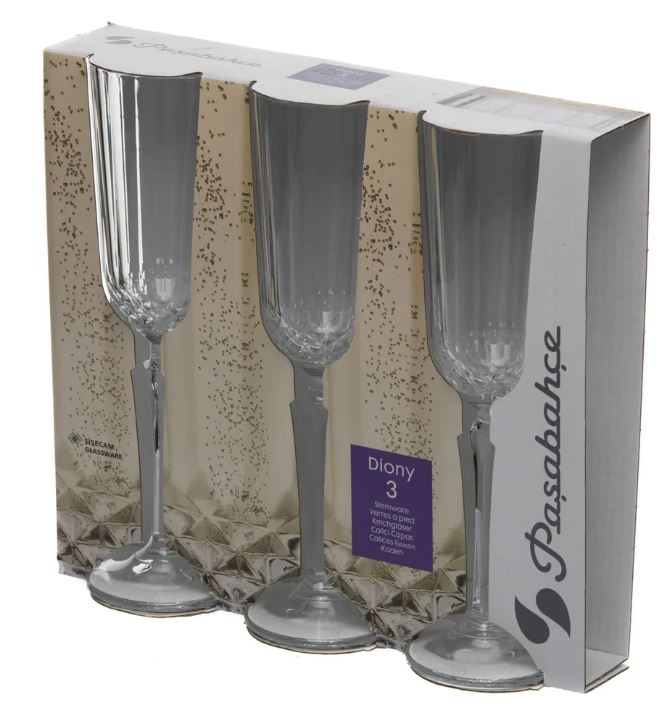 Набор бокалов DIONY 125 мл, 3 шт